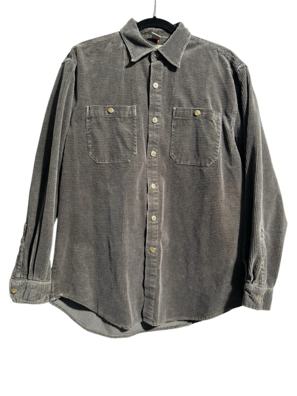 The Territory Ahead Shacket Men’s Large Grey/Brown Rugged Earthy Old Money Cabin